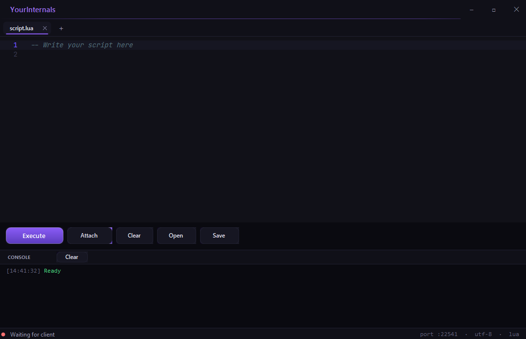 YourInternals Roblox Executor UI